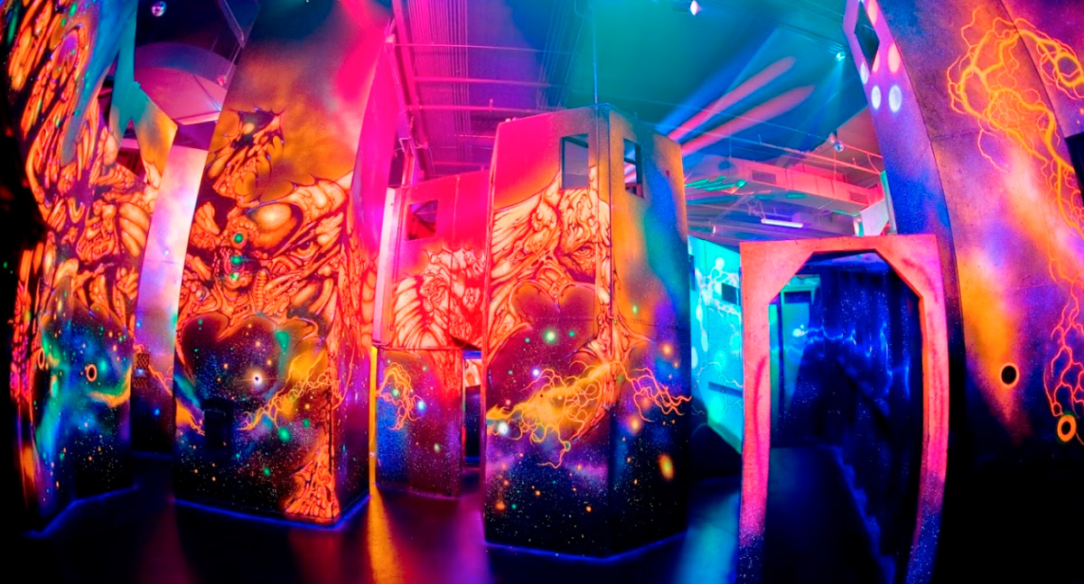 Laser tag arena