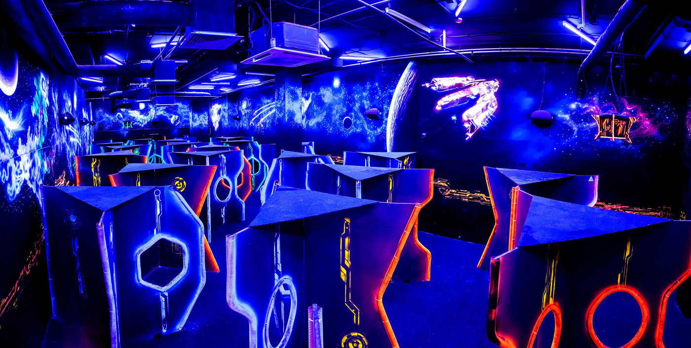Lasertag arena LSTK Cybertag Manufacturer of indoor laser tag equipment